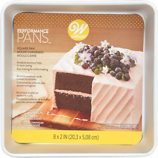 Wilton Performance Aluminum Square Cake and Brownie Pan, 8-Inch, Silver picture
