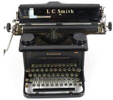 Vintage 1930s LC Smith Corona Statistical Black Typewriter 14
