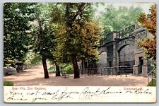Cincinnati Ohio~Zoo Gardens Bear Pit Entrance~c1905 Postcard picture