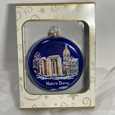 Notre Dame University Christmas Ornament Hand Painted 2019 Audrey Boobar NEW picture