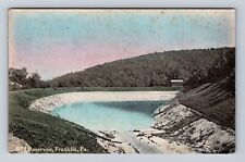 Franklin PA-Pennsylvania, Reservoir, Antique Vintage Souvenir Postcard picture