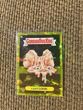 2022 Topps Chrome Sapphire Garbage Pail Kids Yellow 86/99 Lazy Louie #177b picture