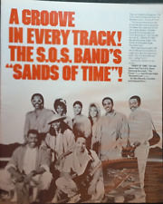 THE S.O.S. BAND  ORIGINAL (UNFRAMED) 1986 magazine PROMO AD the sos band picture