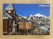 Postcard Telluride CO Colorado Downtown Court House Sheridan Hotel Mountains picture