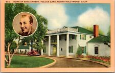 Hollywood CA California  Home Of Bing Crosby Vintage Postcard Unposted Unused picture