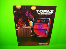 Seeburg TOPAZ 100-77D Original 1976 Jukebox Phonograph Music Promo Sales FLYER  picture