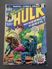 Incredible Hulk #182 1974 FN/VF 1st Hammer Anvil 2nd App Wolverine MVS Intact  picture