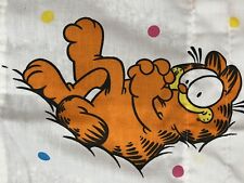 Vintage Garfield Handmade Valance And 2 Panels Curtain Drapes Cat Vintage 80s picture