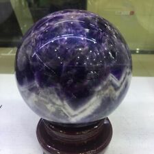 TOP 1pc Natural dreamy Amethyst Ball Quartz Crystal Sphere Healing 142mm L-106 picture