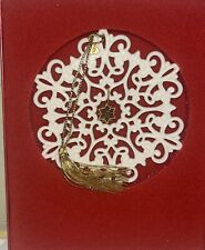 1999 SNOW FANTASIES SNOWFLAKE CHRISTMAS ORNAMENT BY LENOX picture