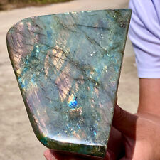 2.74LB Natural Gorgeous Labradorite Quartz Crystal Stone Specimen Healing picture