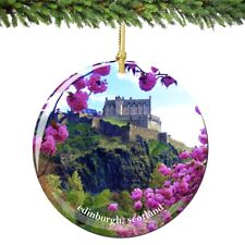 Edinburgh Scotland Porcelain Ornament - Scottish Christmas Souvenir Travel Gift picture