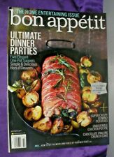 Bon Appetit Recipe Magazine October 2011 Ultimate Dinner Parties One-Pot Suppers picture