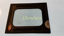 GRX Glass Magic Lantern Slide Photo MAP OF ANCIENT BABYLONIA picture