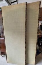 Vintage Japanese Bed Tatami Vintage Rare Woven Mats Set Of 2 picture