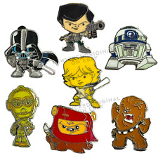 Disney Pin Lot 7pc Lot Star Wars Stylized Cutie Pins Disney World Exclusive picture