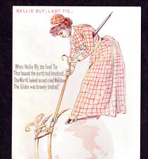 Women's History Nellie Bly 1890's Feminist Journalist Globe Trotter Trade Card picture
