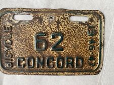 Vintage 1946  Concord New Hampshire Verified Plate. picture