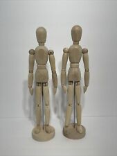 2 IKEA Gestalta Wooden Artists Figure 13” picture