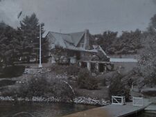 California Postcard Early 1900s RPPC Original RARE Stone House Dock Lake  picture