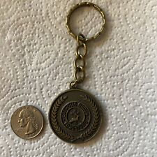 Catholic Order of Foresters Metal Key Chain 100th Year Anniversary 1883-1983 picture