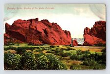Postcard Colorado CO Garden Gods Gateway Rocks 1910s Unposted Divided Back picture
