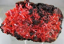 crocoite, red lead mine, mineral specimen picture
