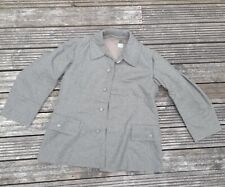 44 Inch Chest Vintage Swedish Army Surplus Wool Tunic Jacket Possibly WW2 Era picture