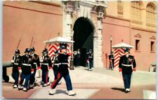 Postcard - The Changing of the Guard of the Carabinieri - Monaco picture