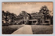 Long Island NY-New York, Stony Brook Assembly School, Vintage c1945 Postcard picture