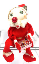 Vintage Santa Knee Hugger Elf Pixie Ornament Vintage Christmas 7” Japan picture