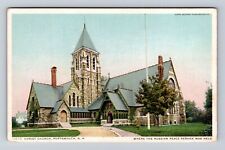 Portsmouth NH-New Hampshire, Christ Church, Antique Vintage Souvenir Postcard picture