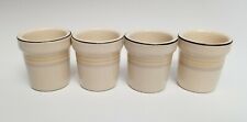 Set of 4 - CUNARD STEAM SHIP MADDOCK IVORY WARE Egg Hoop Cups ENGLAND picture