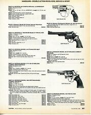 1988 Print Ad of Smith & Wesson S&W Model 649 Bodyguard, 57, 624 Revolver picture