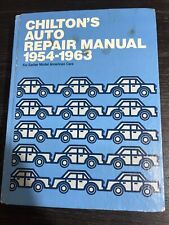 Chiltons Auto Repair Manual 1954-1963 For Earlier Model American Cars Vintage picture
