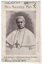 Antique Postcard Pope Pius XI Holy Catholic Church Religious Rome Italy STAMP picture