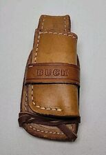 LEATHER BUCK 701 CUSTOM KNIFE SHEATH MADE IN THE USA SHEATH ONLY picture