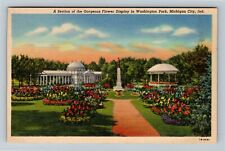 Michigan City, IN-Indiana, Washington Park, Vintage Postcard picture