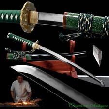 Japanese Wakizashi Katana Sword w Clay Tempered Shihozume Folded Steel #1168 picture