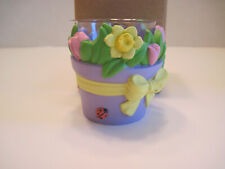 Vintage Avon Flower Pot Egg Cup New in Box ~~ Adorable picture
