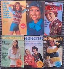 Lot of (21) Vintage Sewing / Crochet Magazines 1950s - 1970s Stitch Needlecraft picture