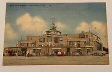 Postcard Weir Cook Airport Indianapolis IN Linen picture