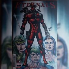 2021 Marvel Comics Eternals Celestia 1 Rob Liefeld Deadpool 30th Cover Variant  picture