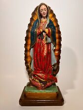 Collectible Virgin of Guadalupe wooden figurine  picture