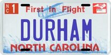 Durham North Carolina Aluminum License Plate  picture