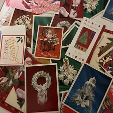 lot of Over 75 vintage assorted christmas greeting cards picture