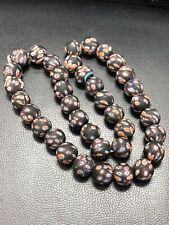 Vintage Venetian Chevron Big African Trade Beads 22.2mm picture