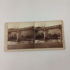 Antique D.S. Camp City Of Hartford 1878 Train Wreck Stereoview #12 picture