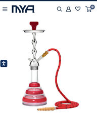MYA Large Acrylic Hookah Set 274T-100 Everything You Need In One Box Red picture