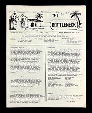 1972 Bottleneck San Diego Antique Bottle Club VTG Charter Membership Newsletter picture